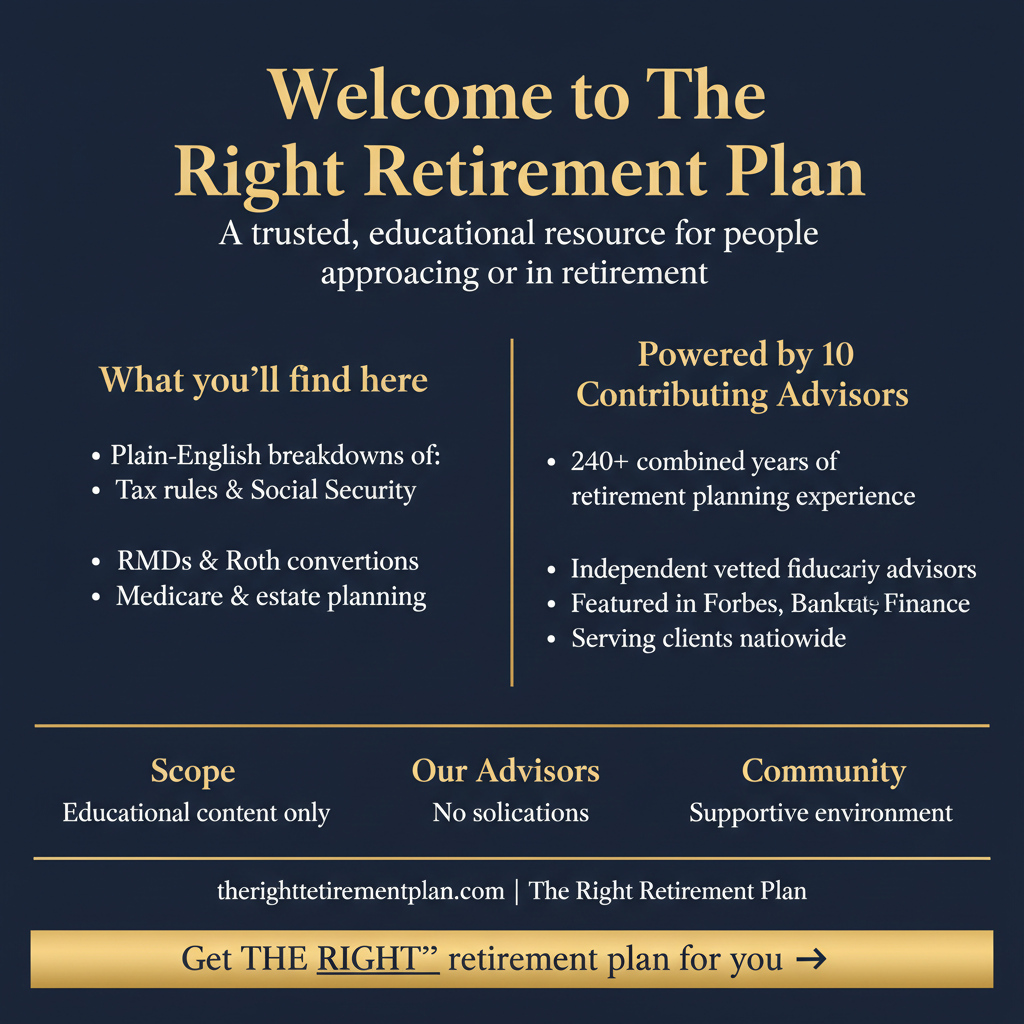 A trusted, educational resource for people approaching or in retirement