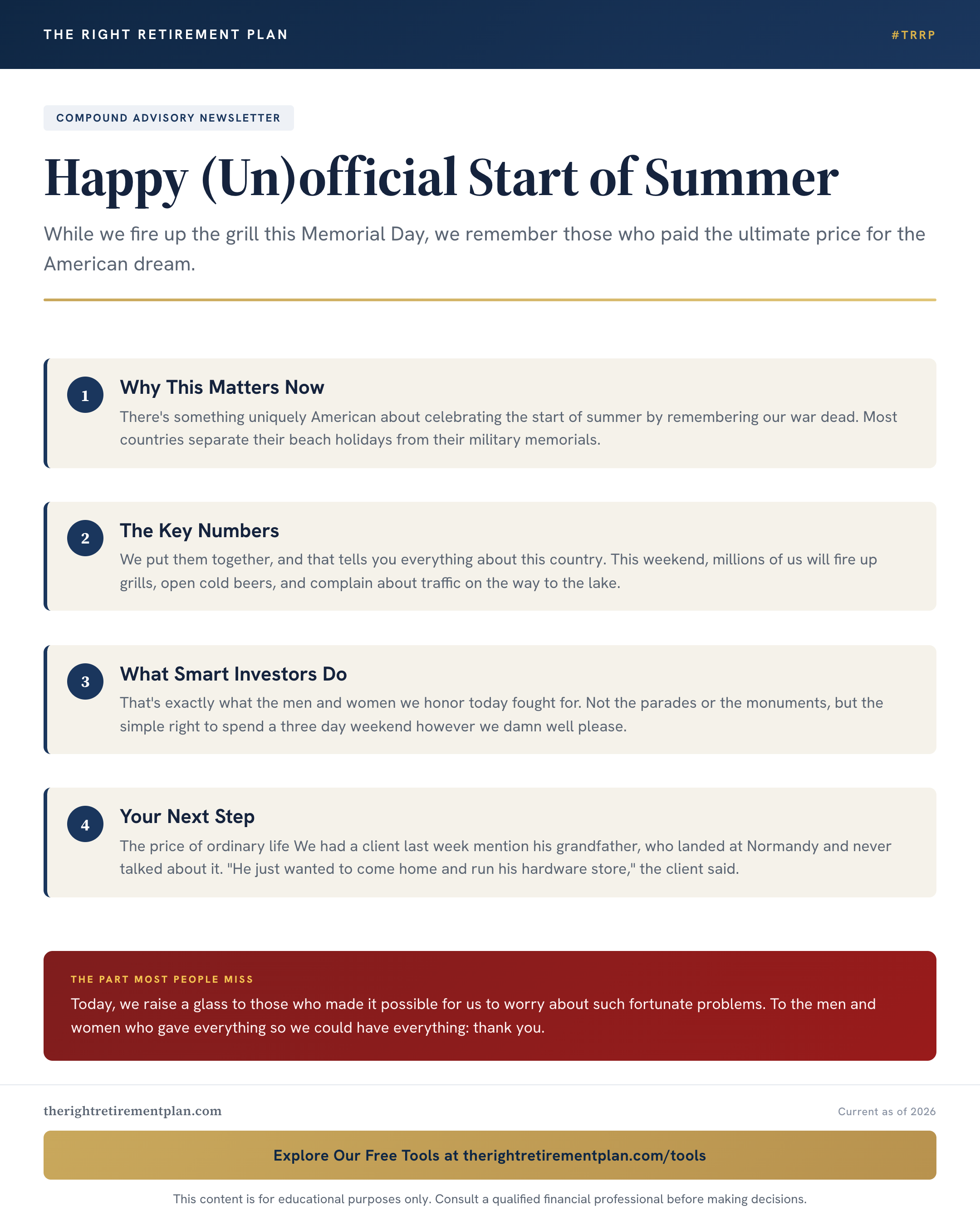 Happy (Un)official Start of Summer