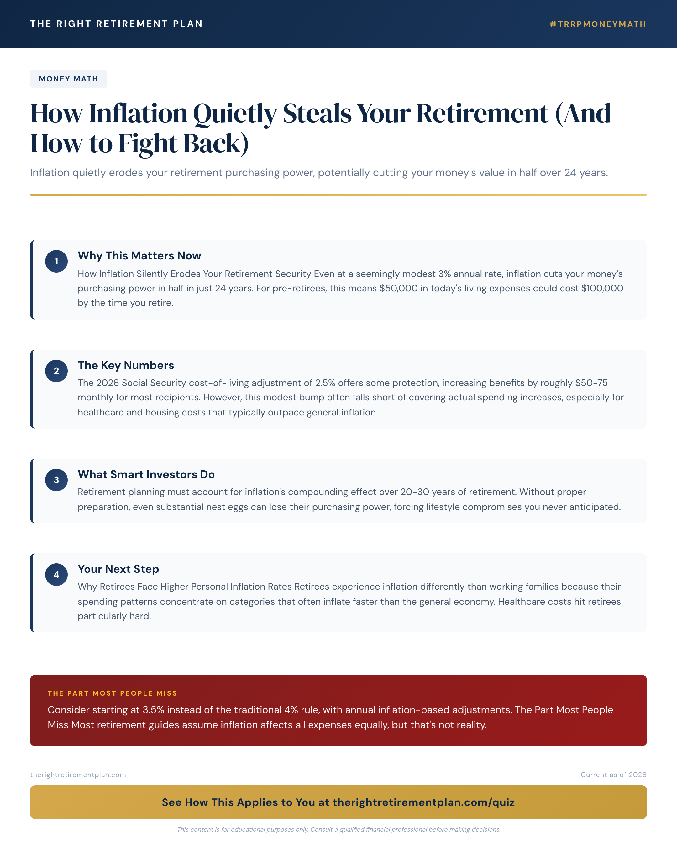 How Inflation Quietly Steals Your Retirement (And How to Fight Back)