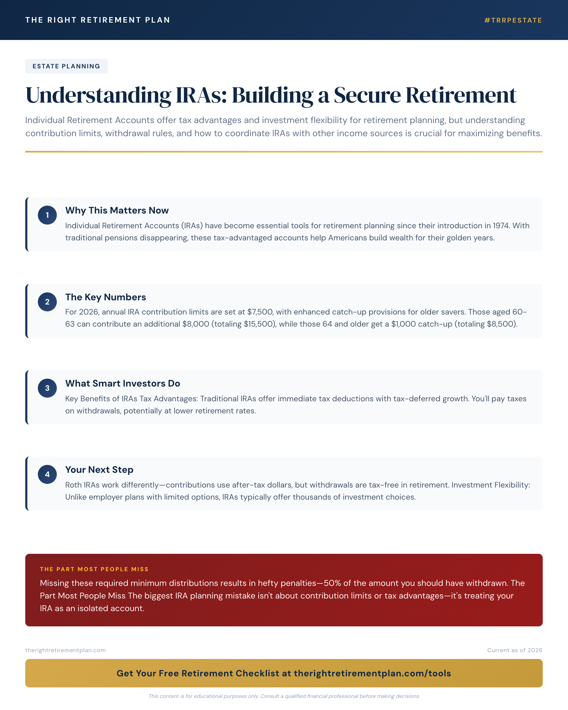 Understanding IRAs: Building a Secure Retirement
