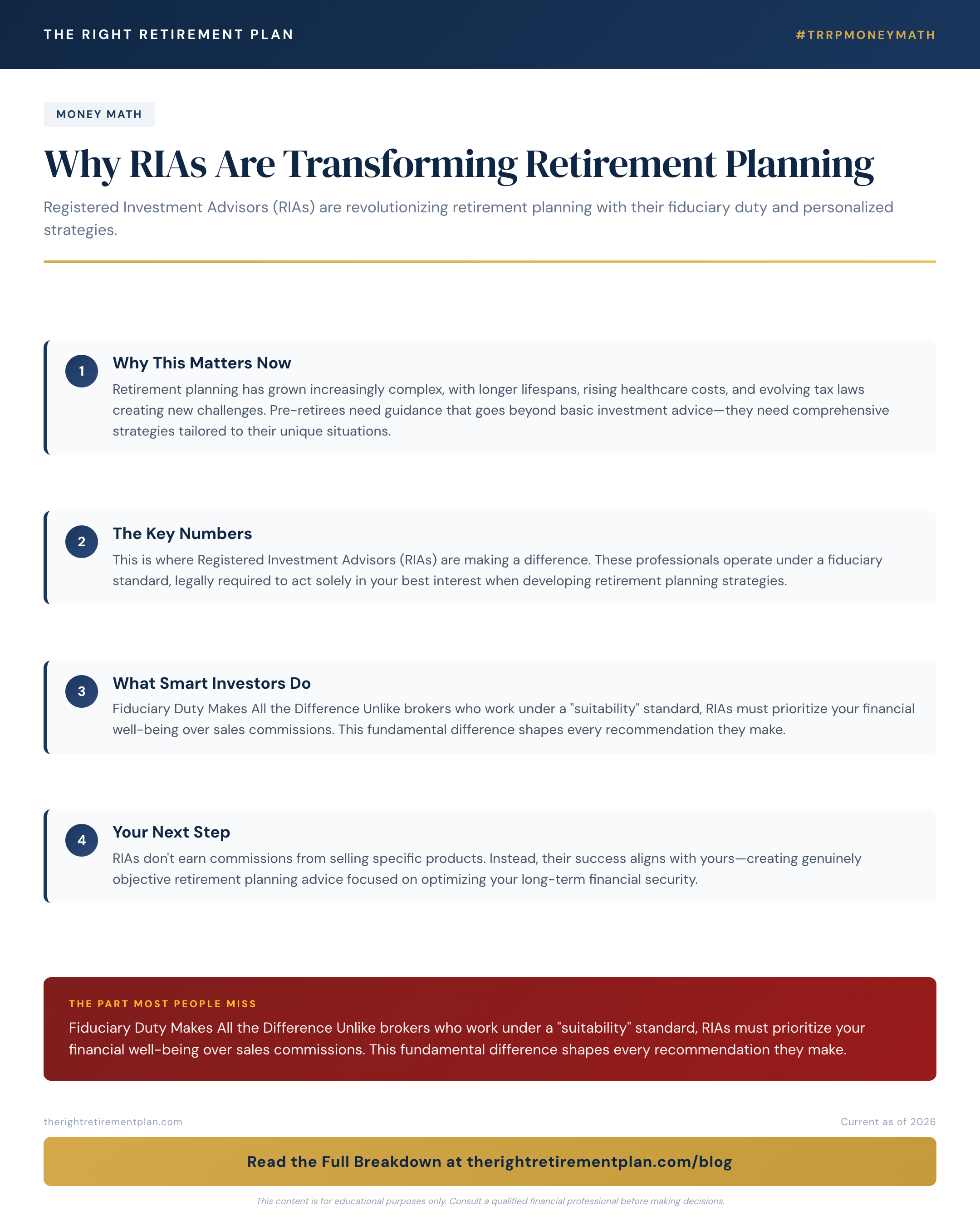 Why RIAs Are Transforming Retirement Planning