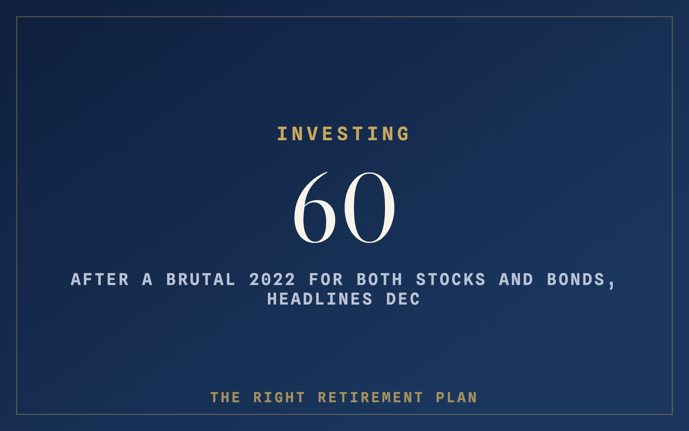 The 60/40 Portfolio Is Not Dead: Why Balanced Investing Still Works