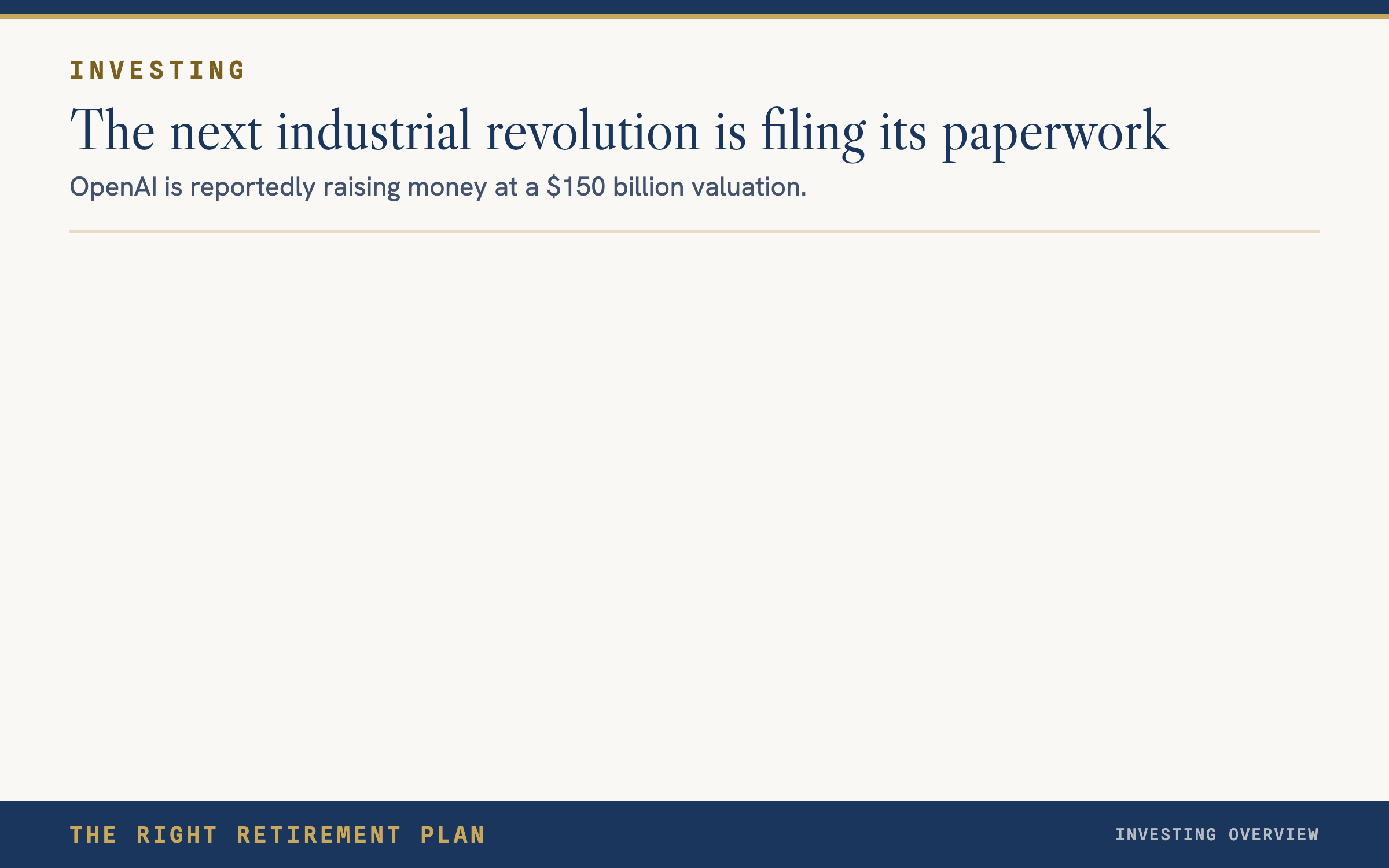 The next industrial revolution is filing its paperwork